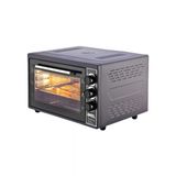 Midi Firin Kare 38Lt Ayarlanabilir Termostat = 50–320°C - Saatli = 0 - 90 Dk Zil 3 Kademe Hiz Ayar Emaye Tepsi 50X33x40cm (5047)