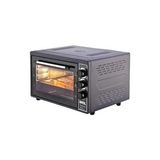 MİDİ FIRIN KARE 38LT AYARLANABİLİR TERMOSTAT = 50–320°C - SAATLİ = 0 - 90 DK ZİL 3 KADEME HIZ AYAR EMAYE TEPSİ 50x33x40cm