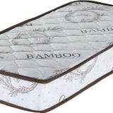 Midilife Pooly 70x110 Bambu Desenli Soft Ortopedik Yaylı Yatak 70*110 Yaylı Bebek Yatağı