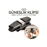 Midkan Araba Araç Içi Iki Taraflı Güneş Gözlük Ve Kart Tutacağı Oto Araç Içi Klips Siyah Organizer