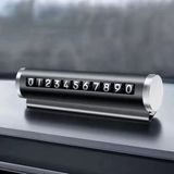 Midkan Siyah Metal Kasa Numara Çevirmeli Araç Içi Telefon Numaratör Park Numarası
