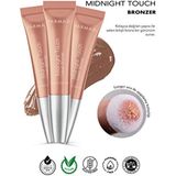 Midnight Touch Yumuşak Sünger Uçlu Likit Bronzlaştırıcı Drizzled Bronze 12 ml X3 - Pembe