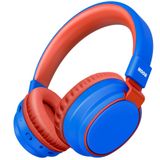 MIDOLA Kulaklıklar Çocuk Bluetooth Kablosuz Ses Kısmı Sınırlı 85/110 dB Kulak Üstü Katlanabilir Shareport Kulaklık Inline Kablolu AUX 3,5 mm Mikrofon iPad Notebook Erkek Kız Seyahat Okul Tablet Mavi