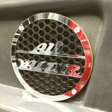 Midrange İsme Özel Pleksi Hoparlör Kapağı 16 Cm-Gümüş-Siyah