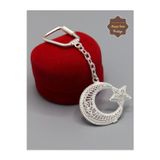 Midyat Nurtaş Gümüş Ayyıldız Model 925 Ayar Gümüş Telkari Anahtarlık 201025150