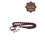 Midyat Nurtaş Gümüş Fırınlanmış Osmanlı Benzetmesi Gümüş Püsküllü Sıkma Kehribar Tesbih 201022258