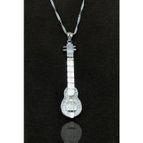 Midyat Nurtaş Gümüş Kadın Gitar Model Elişçiliği Telkari Gümüş Kolye Mng201014365