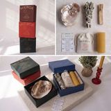 Mie Box Macabeli Enerji Seti (Macabe Incili Sedef Tütsülük + Palo Santo Tütsü + Balmumu Mum + Adaçayı Tütsü Demeti + Kese + Tuz) Ritüel Kiti - Renkli - 1 Adet