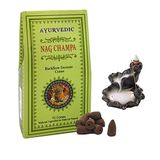 miebox make it easier Ayurvedic Doğal KONIK Tütsüler (Şelale geri Akışkanlı) || 20 farklı AROMA ve KOKU || PALO SANTO, WHITE SAGE (Adaçayı), NAG CHAMPA,... (Nag Champa)