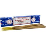 Miebox Make It Easier Orjinal Satya Nag Champa Çubuk Tütsü (Premium Masala Incense) (Nag Champa A - Çok Renkli