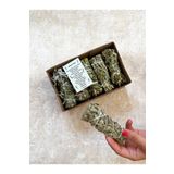 MieBox Organik Adaçayı Tütsü 5 Adet (Natural White Sage Incense, Aura Cleansing, Enerji ve Arınma Seti)