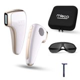 Mieco Safir Soğutma Özellikli IPL Lazer Epilasyon Aleti (Lila) - Safir Cam, Yüz ve Vücut, Hassas Bölge, Soğutma Modu + Gözlük ve Çanta Hediyeli
