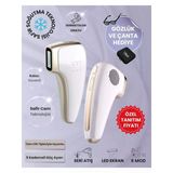 Mieco Safir Soğutma Özellikli İpl Lazer Epilasyon Aleti (Safir Cam)-Lila + Gözlük Ve Çanta Hediye