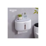 Miecoco ECOCO DUVARA YAPIŞKANLI SUYA DAYANIKLI TUVALET KAĞIDI BANYO SAKLAMA KUTUSU (YENİ)