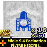 Miele S 4 Facination Uyumlu Süpürge Toz Torbası