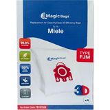 Miele Uyumlu Classic C1-C2-C3 Süpürge Için Toz Torbası - Ahşap