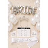 Miels Concept Bride To Be Set Bekarlığa Veda Partisi Malzemeleri Gelin Tacı Kuşak Dövme Balon
