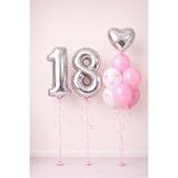 Miels Concept Pembe Prenses Konsept Yaş Seçenekli Pembe Kurdeleli Doğum Günü Mini Balon Seti
