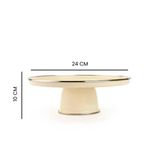 Mien 24 Cm Emaye Ayaklı Pasta Standı 1001B