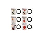MİEN 270 CC Porselen Kupa, Krem Renk, Set of 6