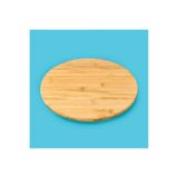 Mien 30x30x2.5 cm Açık Kahverengi Dönebilen Stantlı Pizza Sunum Panosu