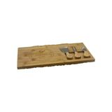 Mien 4 Parça Bambu Servis Seti 37,5X18,5CM Ahşap Katkısızdır - 1 Adet
