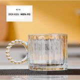 Mien 6'lı Cam Boncuk Kupa - Saydam - 300 ml