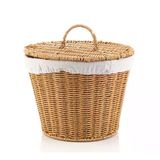 Mien-9T02 Rattan Oval Sepet Kapaklı