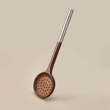 Mien Akasya Kevgir - Kahverengi / Gri - 32 cm - Ahşap