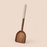 Mien Akasya Spatula - Kahverengi / Gri - 32 cm - Ahşap
