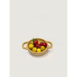 Mien Bambu Kulplu Sunum Kase/çerezlik 12CM - 0 - 249 ml
