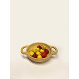 Mien Bambu Kulplu Sunum Tabak/kase 15CM - Kahverengi