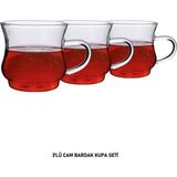 Mien Cam Kupa 3'lü Borosilikat MİEN-1S02 - Şeffaf