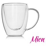 Mien Çift Cidarlı 300ML Kupa - 300 ml - Şeffaf