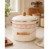 MİEN Cutie 20 cm Emaye Bakraç - Bej