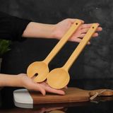 Mien Dayanıklı Bambu 2’li Salata Kaşığı 7B41 - Ahşap