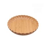 Mien Dayanıklı Bambu Tırtıklı Kenarlı Kase 25 Cm -7B129