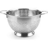 Mien Gastro 26 cm Paslanmaz Çelik Süzgeç – Kulplu Metal Makarna Sebze Yıkama Süzgeci - İnox - 26 cm pirinç ve makarna süzgeci