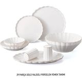 Mien Istiridye Gold 6 Kişilik 29 Parça Yemek Takımı