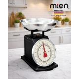 Mien Mekanik Mutfak Terazisi 2 kg – Analog Klasik Terazi - 01-Siyah
