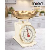 Mien Mekanik Mutfak Terazisi 2 kg – Analog Klasik Terazi - Krem