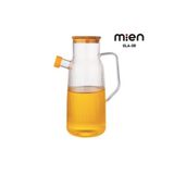 Mien MİEN 1000ML BAMBU KAPAKLI BOROSİLİKAT CAM YAĞDANLIK