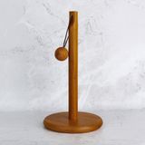 Mien MİEN 30 cm Toplu Akasya Ahşap Kağıt Havluluk | Doğal ve Şık Tezgah Üstü Peçetelik