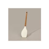 MİEN Mien Akasya Saplı Silikon Servis Spatulası - Kahverengi / Krem