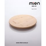 Mien MİEN Bambu Döner Sunumluk 29 cm – Şık ve Pratik Döner Servis Tabağı