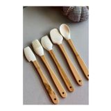 MİEN Mien MEN899 Krem Silikon Spatula Seti 5 Li