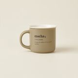 MİEN Mien Mocha Motto Kupa - Renkli - 380 ml - Montajsız