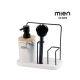 Mien MİEN O/6 POLYRESIN HAZNELİ SIVI SABUNLUK BEYAZ