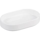 MİEN Mien Porselen Oval Beyaz Servis Tabağı 17X13 cm - Belirtilmemiş