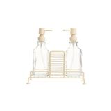 MİEN Mien Standlı Sıvı Sabunluk - Bej / Şeffaf - 500 ml